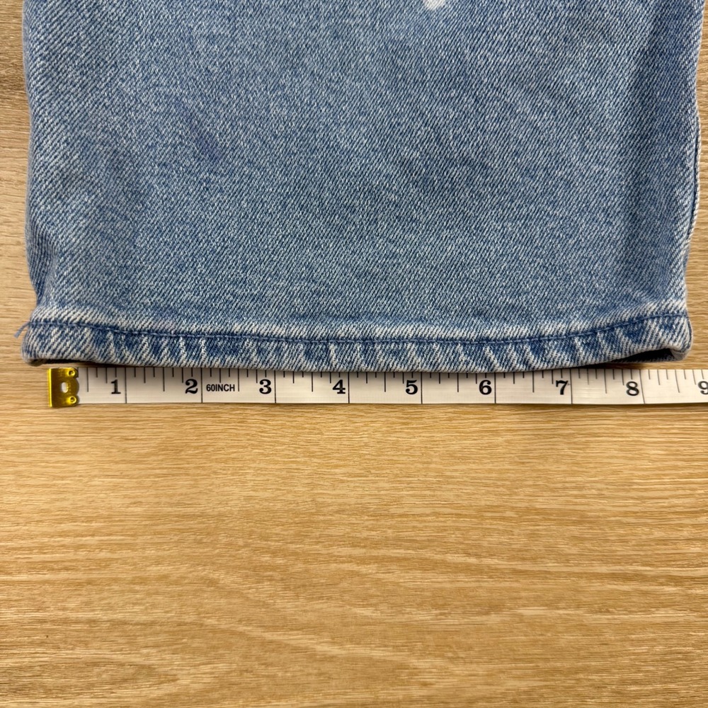 Hollister Ultra High Rise Dad Jeans Denim Straight Leg 34x30 Y2K Whimsical 90s - Picture 13 of 13